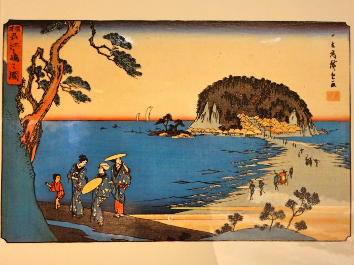 06 Picture of Soushu Enoshima (around 1842)” by Hiroshige Utagawa